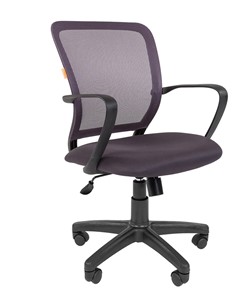 Компьютерное кресло CHAIRMAN 698 black TW, ткань, цвет серый в Хабаровске