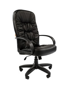 Офисное кресло CHAIRMAN 416, экокожа, цвет черный в Хабаровске