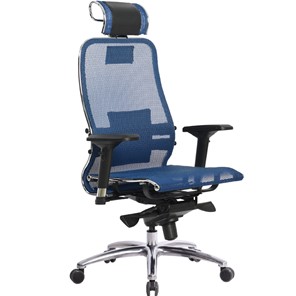Компьютерное кресло Samurai S-3.04, синий в Хабаровске - предосмотр