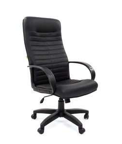 Кресло компьютерное CHAIRMAN 480 LT, экокожа, цвет черный в Хабаровске