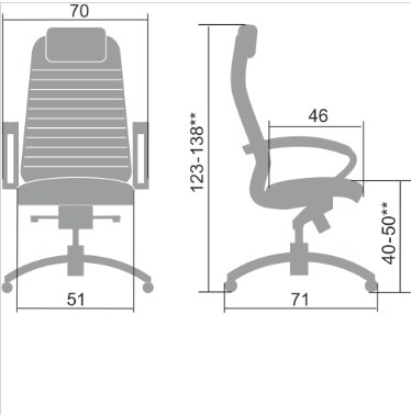 Офисное кресло Samurai KL-1.041 черный в Хабаровске - изображение 1