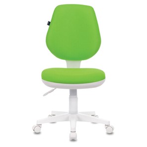 Компьютерное кресло Brabix Fancy MG-201W (без подлокотников, пластик белый, салатовое) 532414 в Хабаровске - предосмотр 1