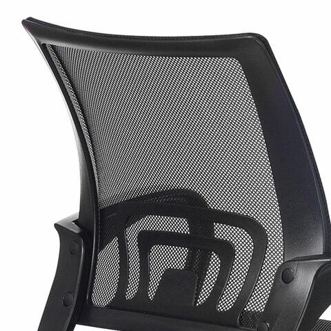 Кресло Brabix Fly MG-396 (с подлокотниками, сетка, черное) 532083 в Хабаровске - изображение 6