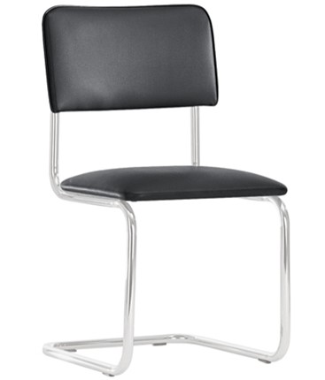 Офисный стул Sylwia chrome P100, кож/зам V4 в Хабаровске - изображение