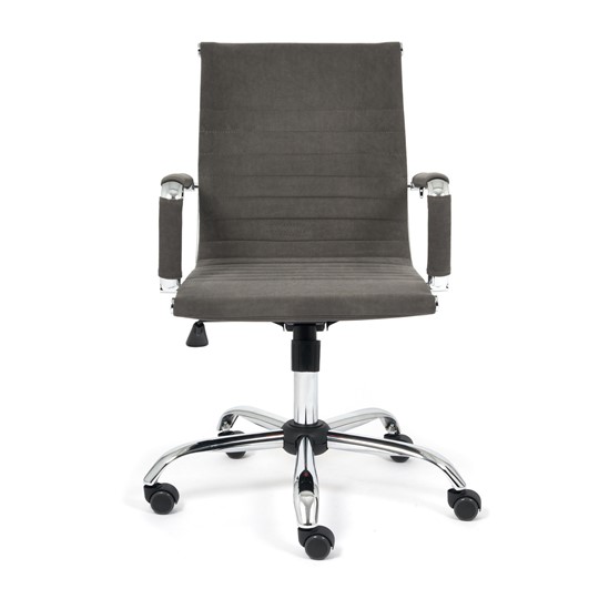 Компьютерное кресло URBAN-LOW флок, серый, арт.14445 в Хабаровске - изображение 1