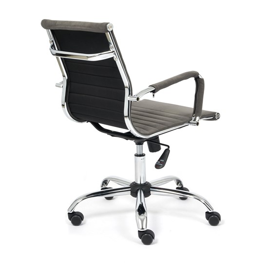 Компьютерное кресло URBAN-LOW флок, серый, арт.14445 в Хабаровске - изображение 3