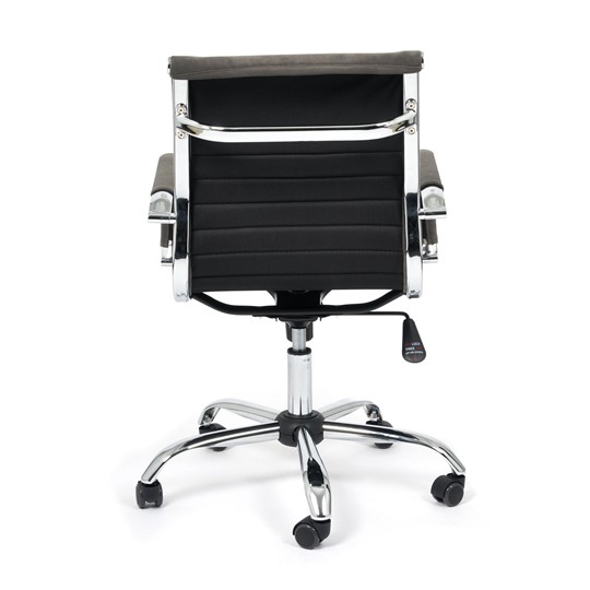Компьютерное кресло URBAN-LOW флок, серый, арт.14445 в Хабаровске - изображение 4