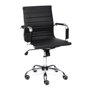 Компьютерное кресло URBAN-LOW кож/зам, черный, арт.14460 в Хабаровске