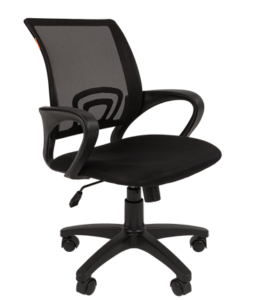 Компьютерное кресло CHAIRMAN 696 black Сетчатый акрил DW62 черный в Хабаровске - изображение
