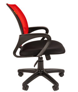 Кресло офисное CHAIRMAN 696 black Сетчатый акрил DW69 красный в Комсомольске-на-Амуре - предосмотр 1