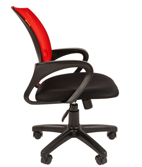 Кресло офисное CHAIRMAN 696 black Сетчатый акрил DW69 красный в Комсомольске-на-Амуре - изображение 1
