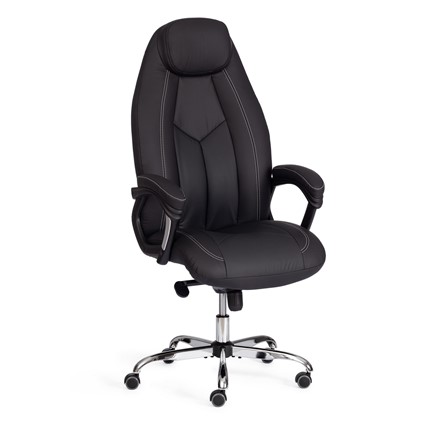 Кресло BOSS Lux, кож/зам, черный, арт.21151 в Хабаровске - изображение