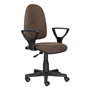 Офисное кресло Brabix Prestige Ergo MG-311 (регулируемая эргономичная спинка, ткань, коричневое) 531875 в Комсомольске-на-Амуре