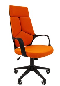 Кресло компьютерное CHAIRMAN 525, оранжевое в Хабаровске