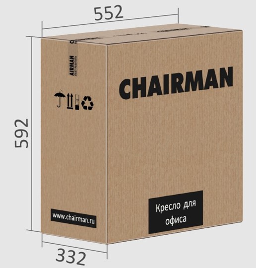 Кресло CHAIRMAN 651 ЭКО черное в Хабаровске - изображение 4