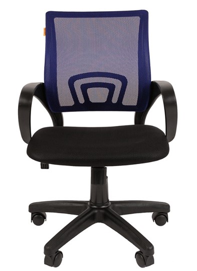 Офисное кресло CHAIRMAN 696 black Сетчатый акрил DW61 синий в Хабаровске - изображение 1