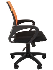 Офисное кресло CHAIRMAN 696 black Сетчатый акрил DW66 оранжевый в Комсомольске-на-Амуре - предосмотр 5