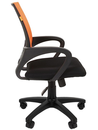 Офисное кресло CHAIRMAN 696 black Сетчатый акрил DW66 оранжевый в Комсомольске-на-Амуре - изображение 5