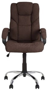 Кресло MORFEO (CHR68) ткань SORO-28, коричневая в Комсомольске-на-Амуре