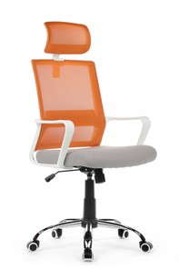 Компьютерное кресло RCH 1029HW, серый/оранжевый в Комсомольске-на-Амуре