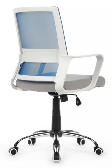 Кресло офисное RCH 1029MW, серый/синий в Хабаровске - изображение 3