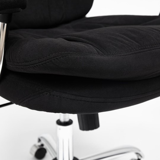 Офисное кресло SOFTY LUX флок, черный, арт.13594 в Хабаровске - изображение 11