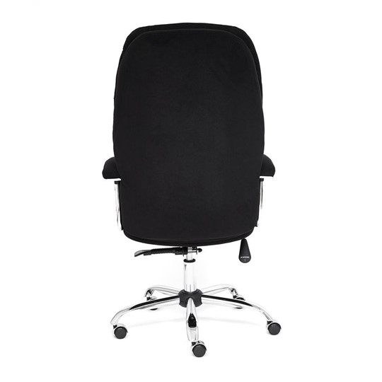 Офисное кресло SOFTY LUX флок, черный, арт.13594 в Хабаровске - изображение 4