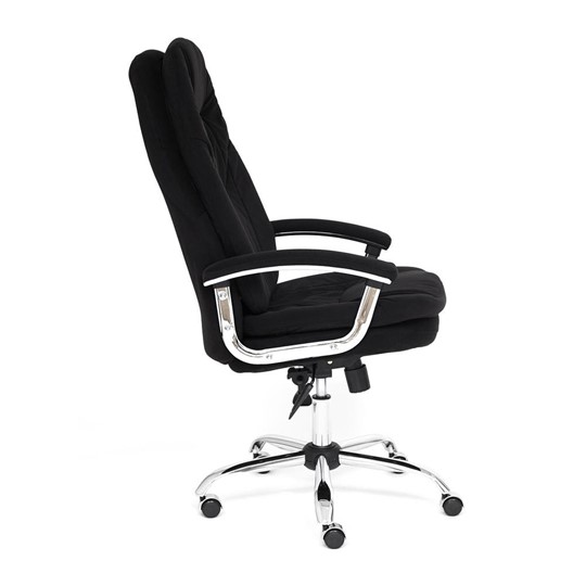 Офисное кресло SOFTY LUX флок, черный, арт.13594 в Хабаровске - изображение 5