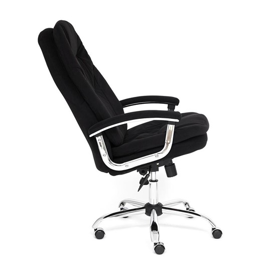 Офисное кресло SOFTY LUX флок, черный, арт.13594 в Хабаровске - изображение 7