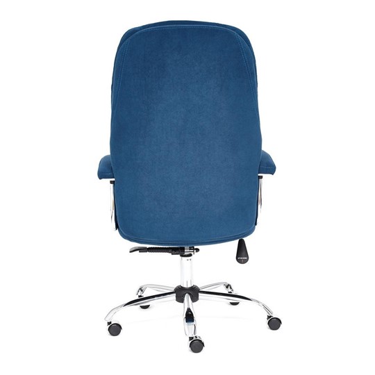 Офисное кресло SOFTY LUX флок, синий, арт.13592 в Хабаровске - изображение 4