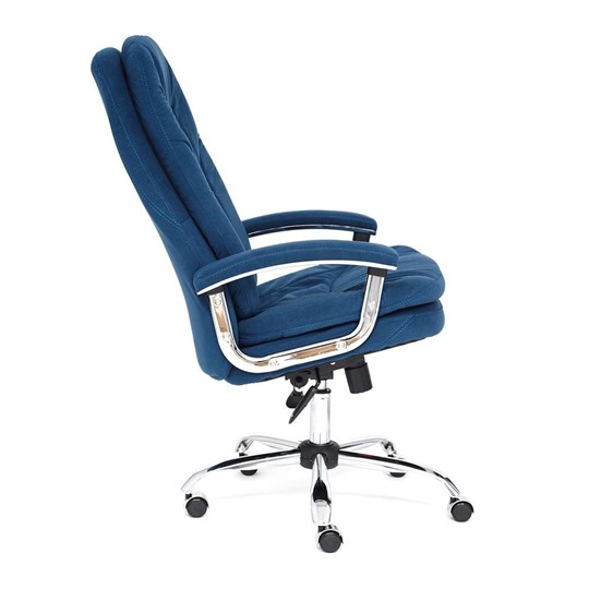 Офисное кресло SOFTY LUX флок, синий, арт.13592 в Хабаровске - изображение 6