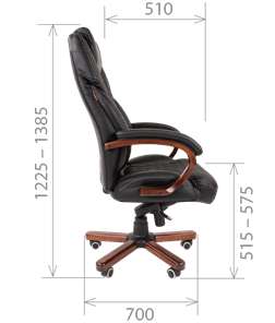 Кресло офисное CHAIRMAN 406, коричневый в Хабаровске - предосмотр 5