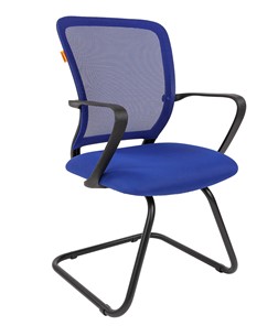 Кресло компьютерное CHAIRMAN 698V Сетка TW (синяя) в Хабаровске