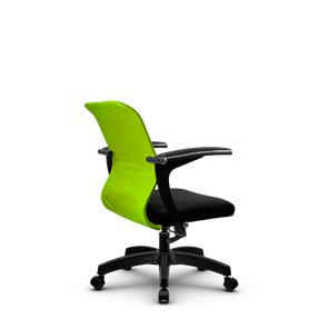 Кресло SU-M-4/подл.160/осн.001, Зеленый/Черный в Хабаровске - предосмотр 2