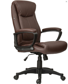 Офисное кресло BRABIX "Enter EX-511", экокожа, коричневое, 531163 в Комсомольске-на-Амуре
