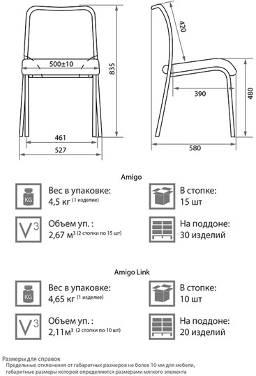 Офисный стул Amigo black сэндвич/cетка W01/T01 в Хабаровске - изображение 1