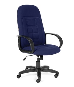 Кресло офисное CHAIRMAN 727 ткань ст., цвет синий в Хабаровске