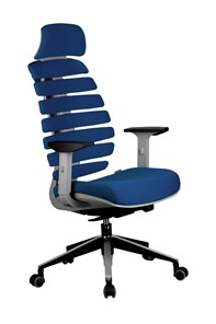 Кресло Riva Chair SHARK (Синий/серый) в Хабаровске