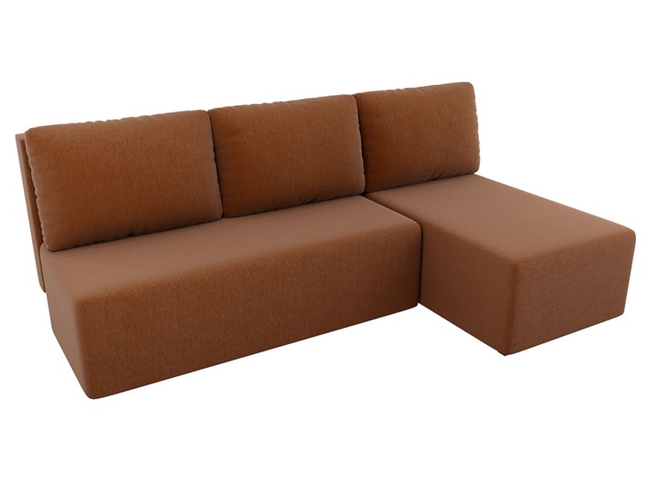 Угловой диван Поло, Коричневый (рогожка) в Хабаровске - изображение 3