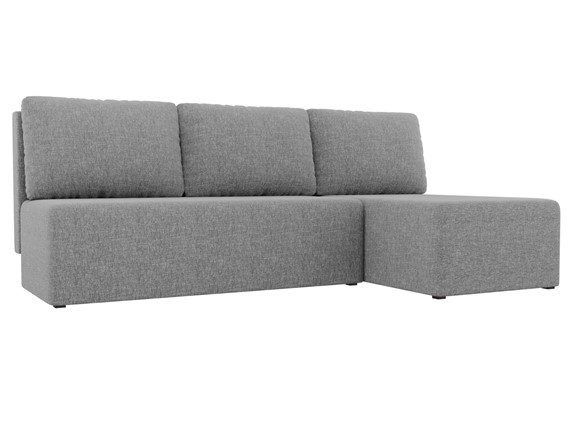 Угловой диван Поло, Серый (рогожка) в Хабаровске - изображение