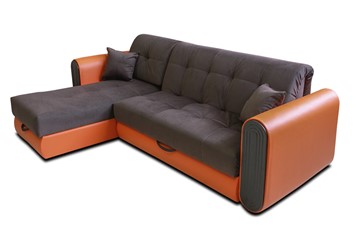 Угловой диван с оттоманкой Аккордеон-8 (сп.м. 160х205) в Комсомольске-на-Амуре