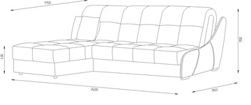 Угловой диван Токио (ППУ) в Хабаровске - предосмотр 1