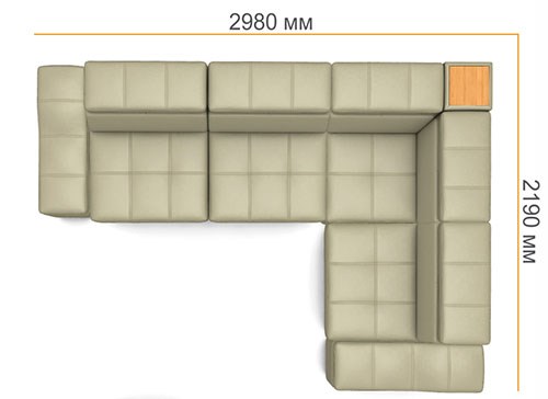 Угловой диван N-0-M ДУ (П1+ПС+УС+Д2+П1) в Хабаровске - изображение 4