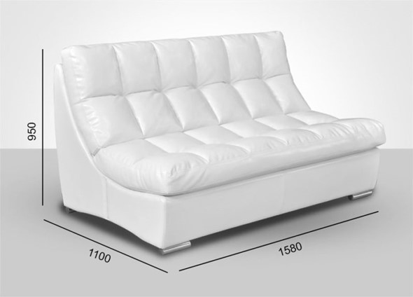 Прямой диван Брайтон с механизмом в Хабаровске - изображение