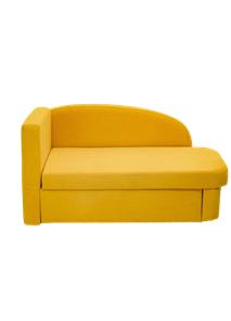 Мягкий диван левый Тедди желтый в Хабаровске - предосмотр 1