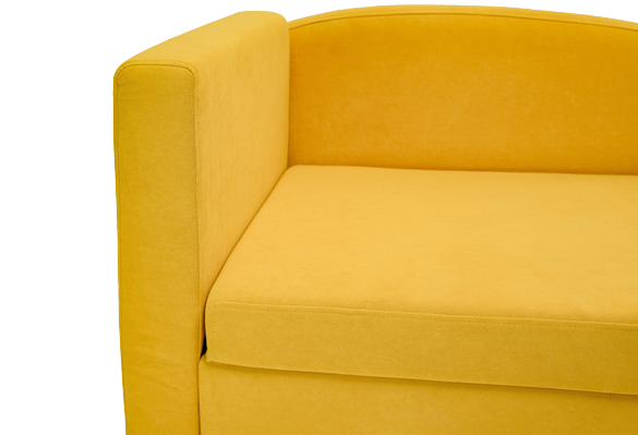 Мягкий диван левый Тедди желтый в Хабаровске - изображение 2