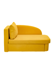 Мягкий диван левый Тедди желтый в Хабаровске - предосмотр 4