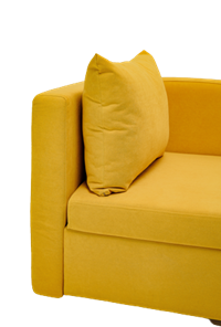 Мягкий диван левый Тедди желтый в Хабаровске - предосмотр 5