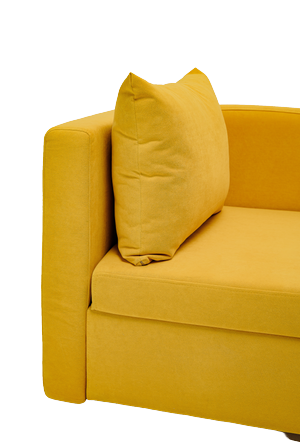Мягкий диван левый Тедди желтый в Хабаровске - изображение 5