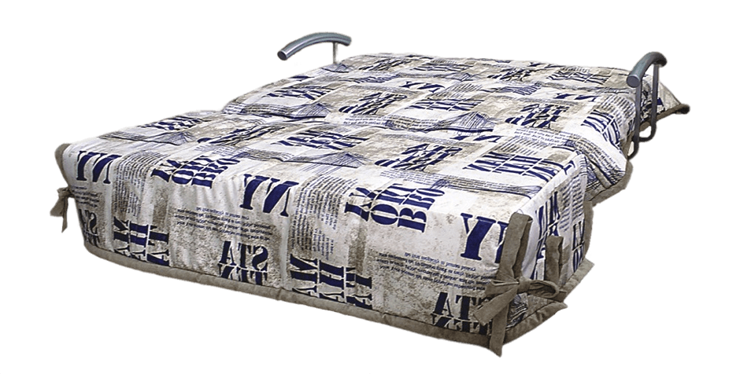 Прямой диван Аккордеон с боковинами, спальное место 1400 в Хабаровске - изображение 1